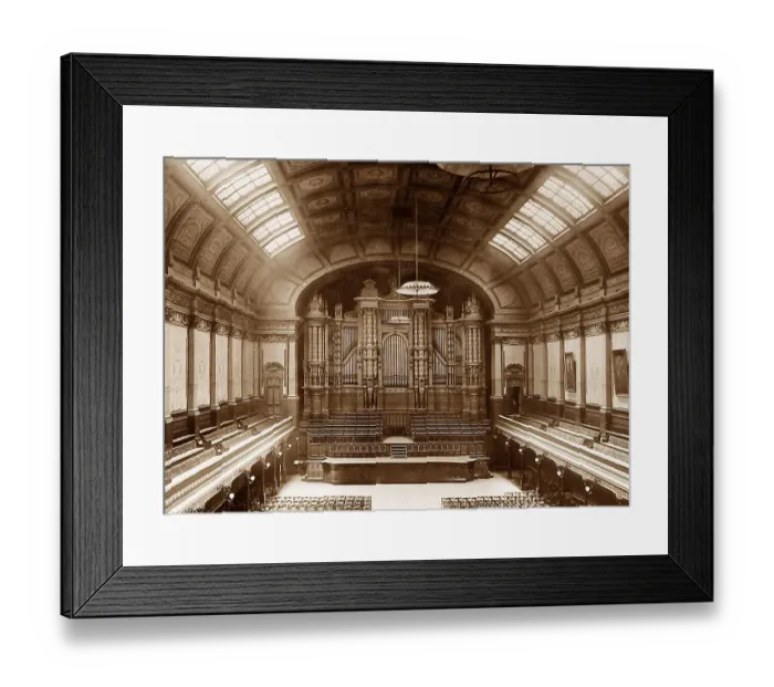 Framed Print : Melbourne Town Hall interior, Australia Framed Print : Melbourne Town Hall interior, Australia