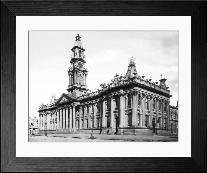 Framed Print : Melbourne Town Hall Victoria Australia early 1900s Framed Print : Melbourne Town Hall Victoria Australia early 1900s