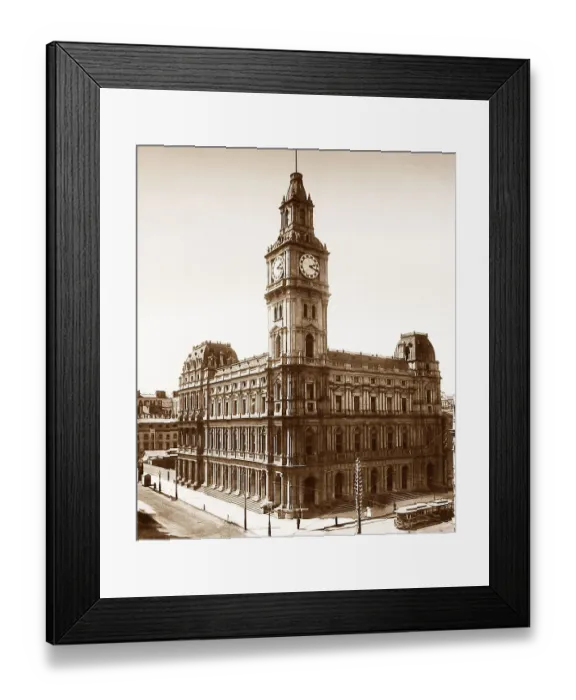 Framed Print : General Post Office, Melbourne, Australia Framed Print : General Post Office, Melbourne, Australia