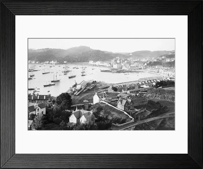 Framed Print : Oban Scotland Victorian period Framed Print : Oban Scotland Victorian period