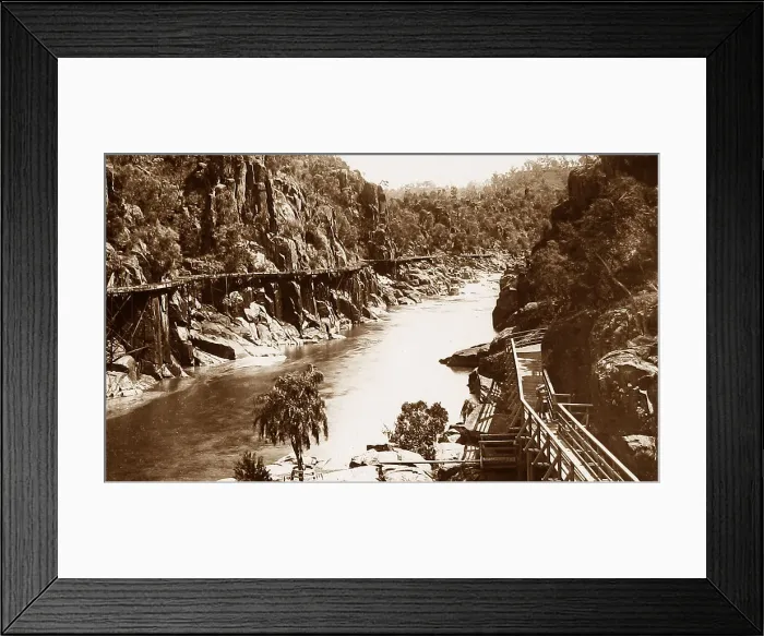 Framed Print : Cataract Gorge, Launceston, Tasmania Framed Print : Cataract Gorge, Launceston, Tasmania