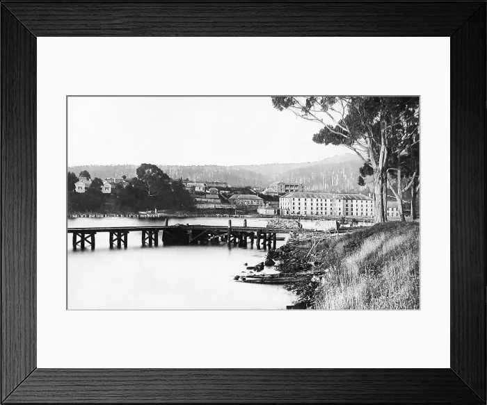 Framed Print : Tasmania Port Arthur Prison Buildings pre 1900 Framed Print : Tasmania Port Arthur Prison Buildings pre 1900