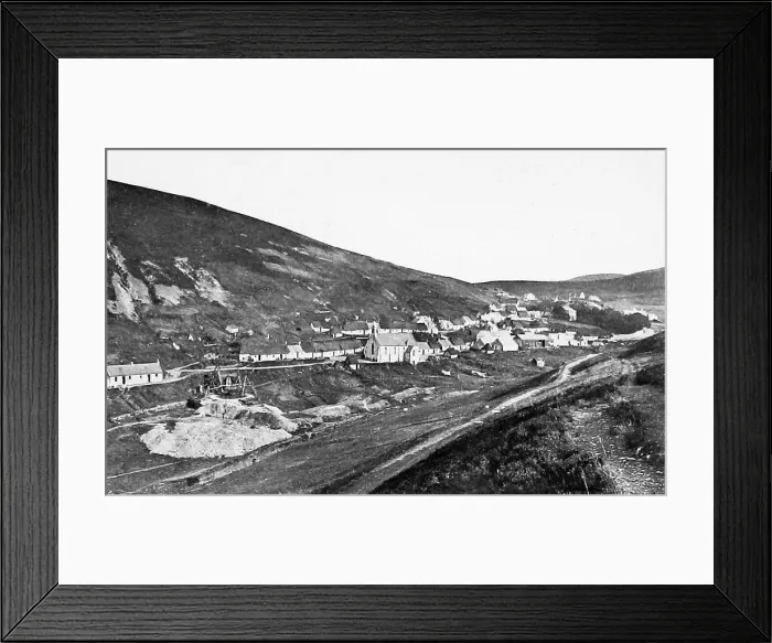 Framed Print : Wanlockhead Scotland Victorian period Framed Print : Wanlockhead Scotland Victorian period