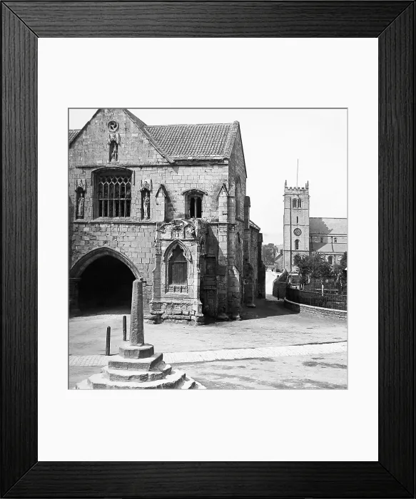 Framed Print : Worksop Abbey Gatehouse Victorian period Framed Print : Worksop Abbey Gatehouse Victorian period