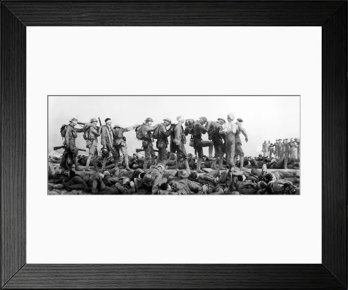 Framed Print : WW1 Mustard Gas Dressing Station at Le Bac Du Framed Print : WW1 Mustard Gas Dressing Station at Le Bac Du
