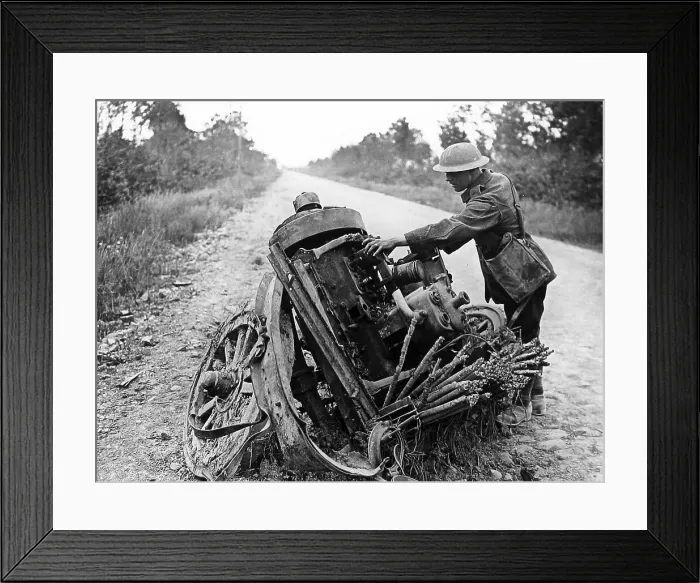 Framed Print : Remains of an ammunition lorry Forest Of Nieppe Framed Print : Remains of an ammunition lorry Forest Of Nieppe