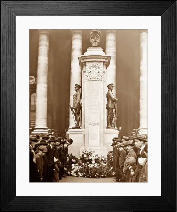 Framed Print : London Troops Memorial, Royal Exchange, London Framed Print : London Troops Memorial, Royal Exchange, London