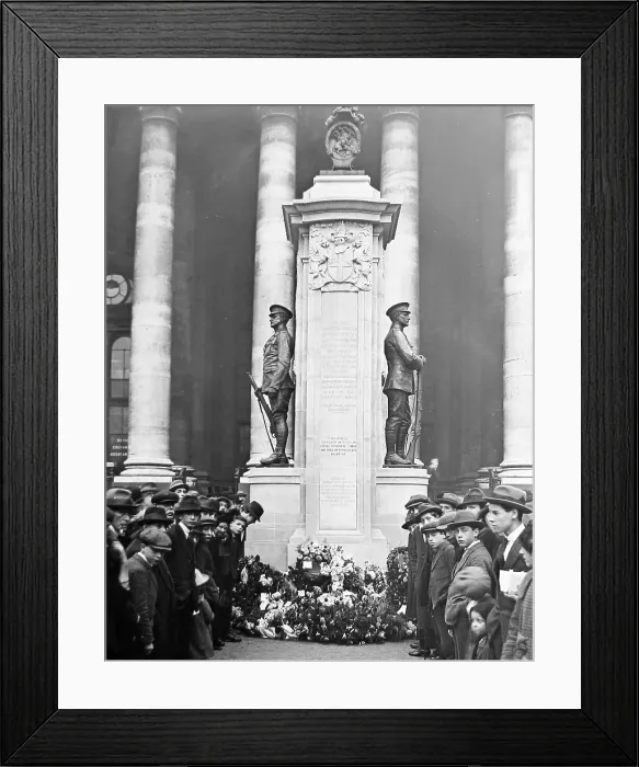 Framed Print : London Troops Memorial Royal Exchange London Framed Print : London Troops Memorial Royal Exchange London