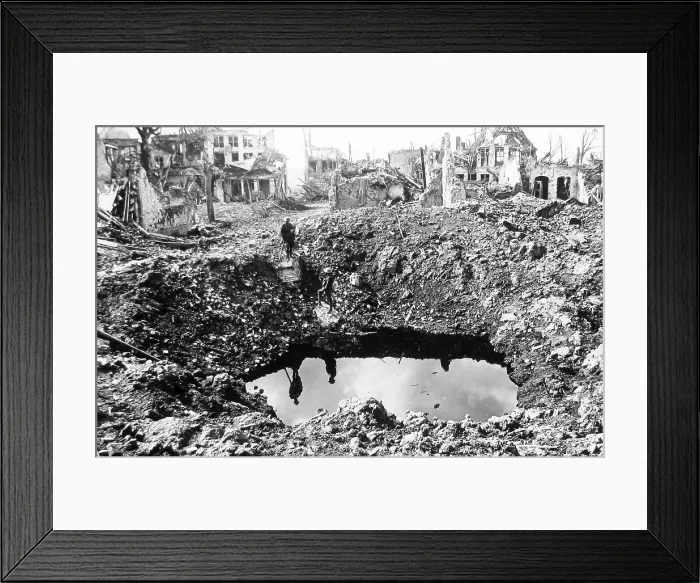 Framed Print : Ypres Belgium WW1 3rd September 1917 Framed Print : Ypres Belgium WW1 3rd September 1917