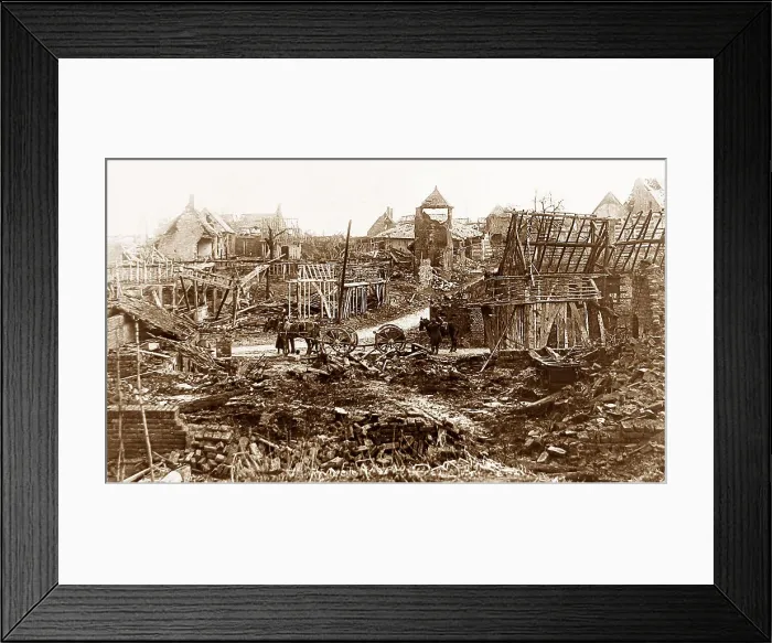 Framed Print : Village called Misery, France, WW1 Framed Print : Village called Misery, France, WW1