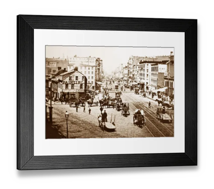 Framed Print : Canal Street, New York, USA Framed Print : Canal Street, New York, USA