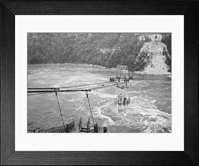 Framed Print : Niagara Falls Whirlpool Rapids Cage Ride probably Framed Print : Niagara Falls Whirlpool Rapids Cage Ride probably