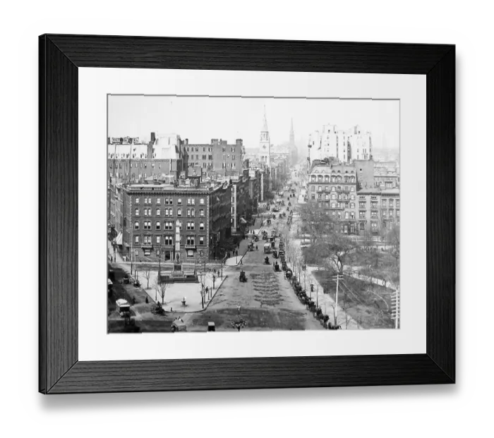 Framed Print : Fifth Avenue New York Victorian period Framed Print : Fifth Avenue New York Victorian period