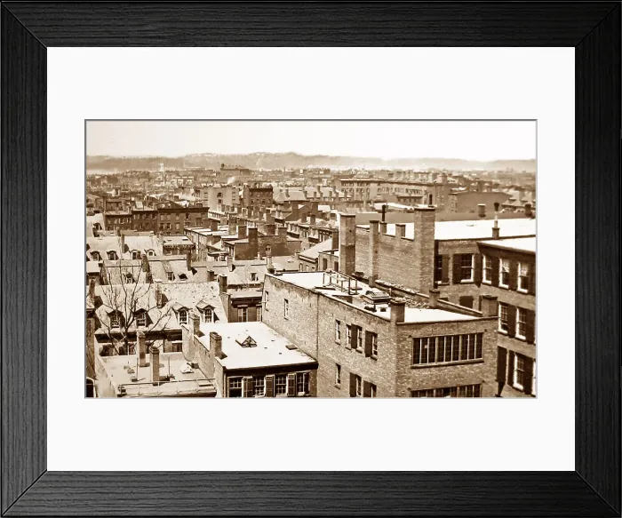 Framed Print : New York roof-tops panorama Framed Print : New York roof-tops panorama