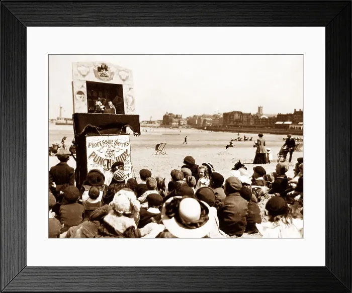 Framed Print : Professor Smith's Royal Punch and Judy Show