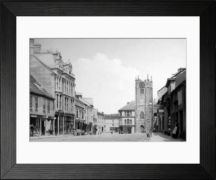 Framed Print : Okehampton Victorian period Framed Print : Okehampton Victorian period