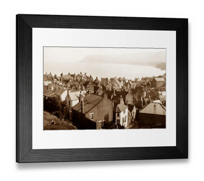 Framed Print : Robin Hood's Bay Victorian period Framed Print : Robin Hood's Bay Victorian period