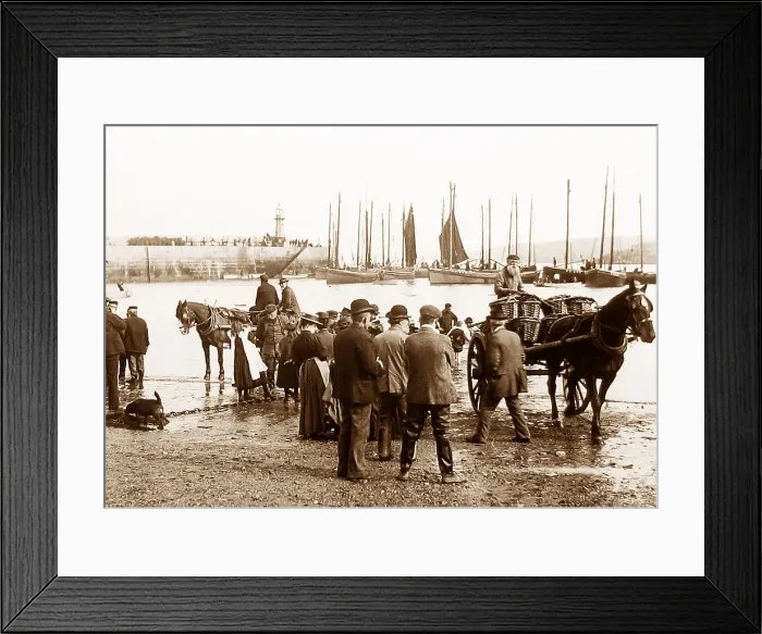 Framed Print : Fishermen, St Ives, Cornwall Framed Print : Fishermen, St Ives, Cornwall