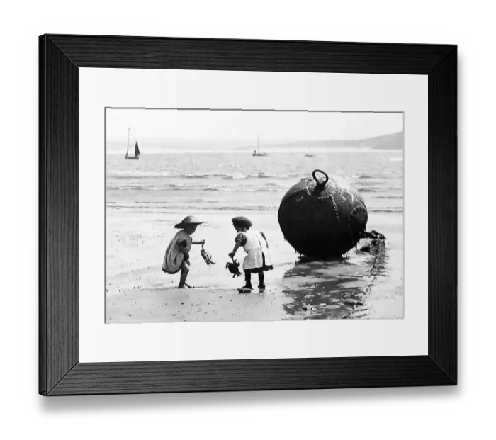 Framed Print : St. Ives Cornwall Victorian period Framed Print : St. Ives Cornwall Victorian period