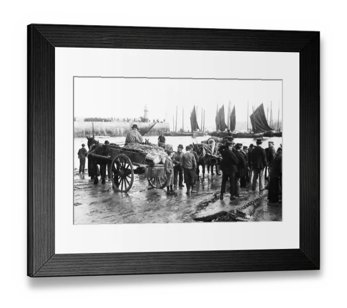 Framed Print : St. Ives Cornwall Victorian period Framed Print : St. Ives Cornwall Victorian period