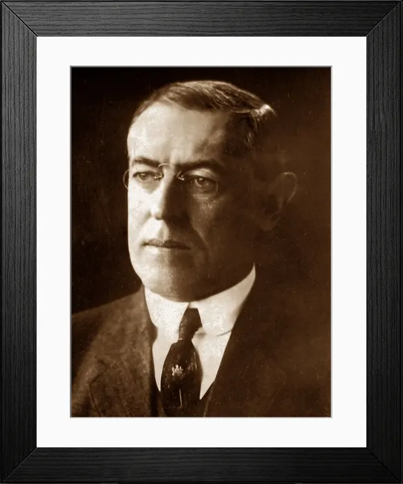 Framed Print : President Wilson Framed Print : President Wilson