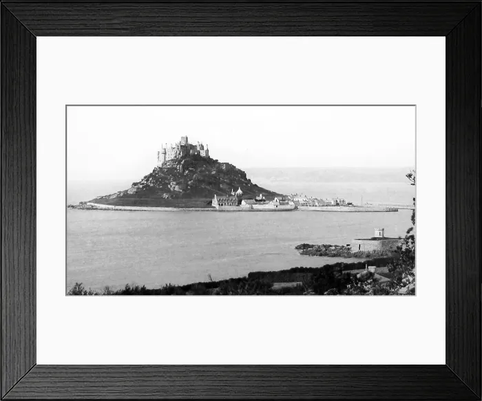 Framed Print : St. Michael's Mount - Victorian period Framed Print : St. Michael's Mount - Victorian period