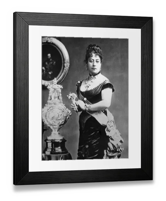 Framed Print : Queen Emma - consort of King Kamehameha IV Framed Print : Queen Emma - consort of King Kamehameha IV