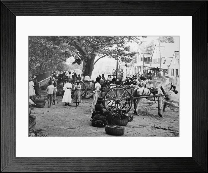 Framed Print : Kingston, Jamaica - Victorian period Framed Print : Kingston, Jamaica - Victorian period