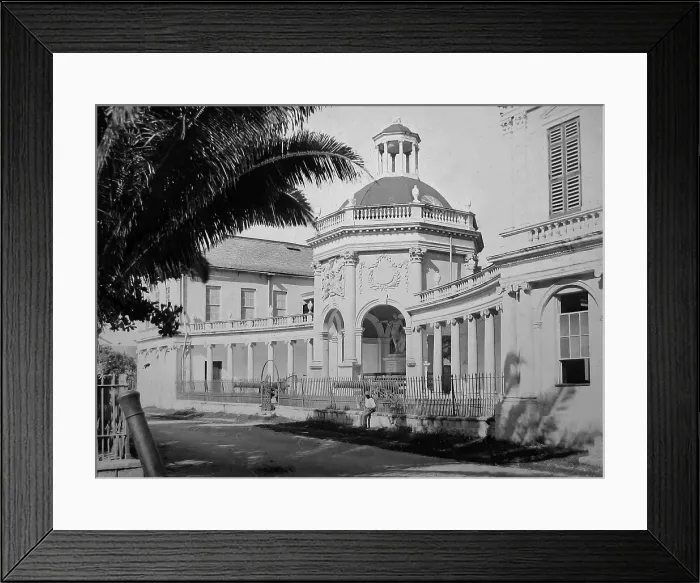 Framed Print : Rodney's Monument, Spanish Town, Jamaica - Victorian period Framed Print : Rodney's Monument, Spanish Town, Jamaica - Victorian period