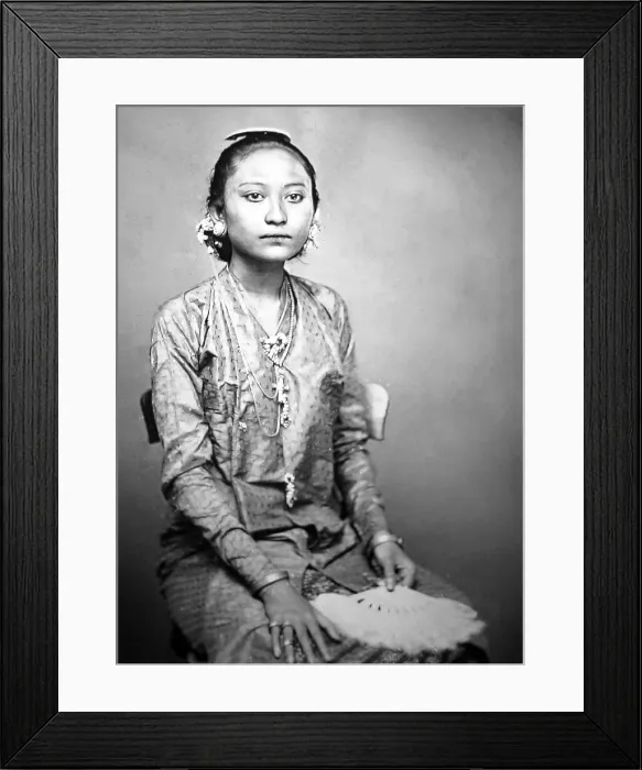 Framed Print : Empress of Surakarta, Java - pre-1900 Framed Print : Empress of Surakarta, Java - pre-1900