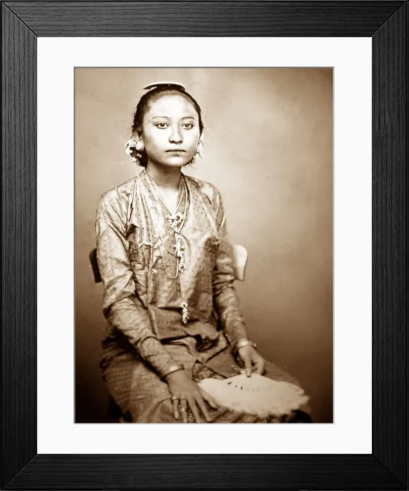 Framed Print : Empress of Surakarta, Java Framed Print : Empress of Surakarta, Java