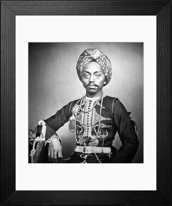 Framed Print : Emperor of Surakarta, Java - pre-1900 Framed Print : Emperor of Surakarta, Java - pre-1900