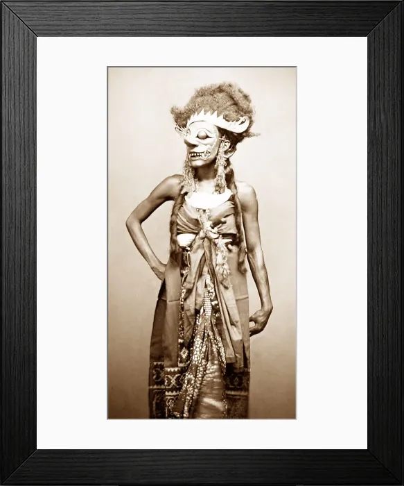 Framed Print : Javanese Masquer Framed Print : Javanese Masquer