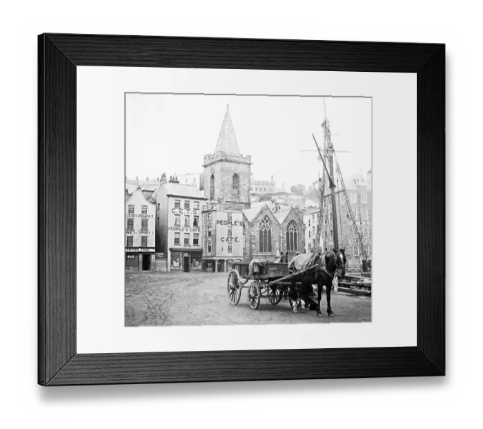 Framed Print : St. Peter Port Guernsey - Victorian period Framed Print : St. Peter Port Guernsey - Victorian period