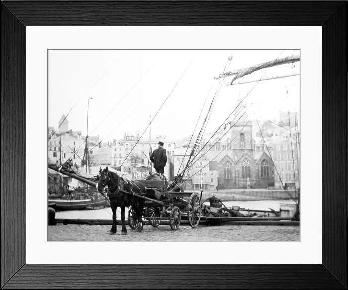 Framed Print : St. Peter Port Guernsey - Victorian period Framed Print : St. Peter Port Guernsey - Victorian period
