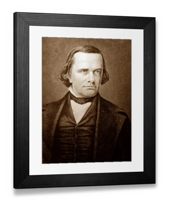 Framed Print : Judge Douglas Framed Print : Judge Douglas