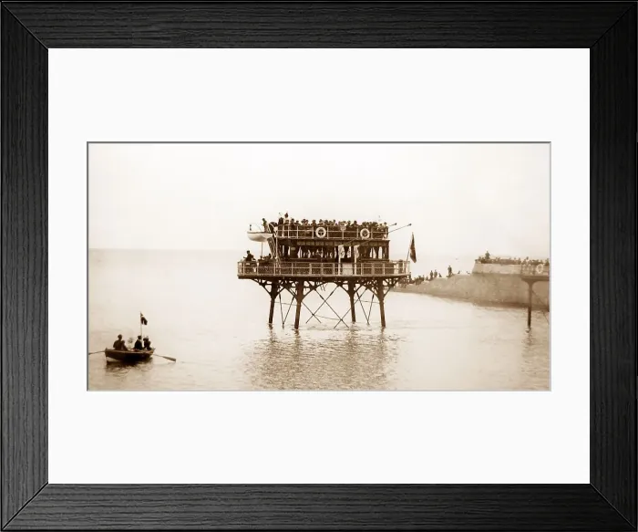 Framed Print : Volk's Electric Railway Brighton to Rottingdean Framed Print : Volk's Electric Railway Brighton to Rottingdean