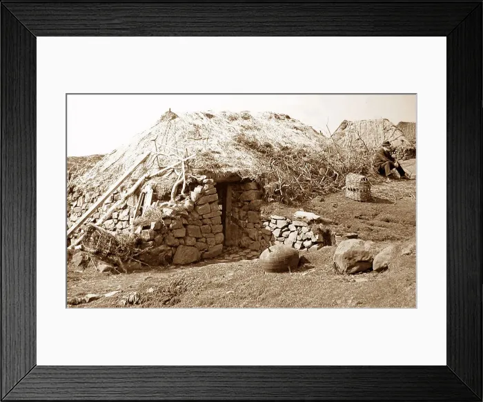 Framed Print : A crofter on the Isle of Skye - Victorian period Framed Print : A crofter on the Isle of Skye - Victorian period