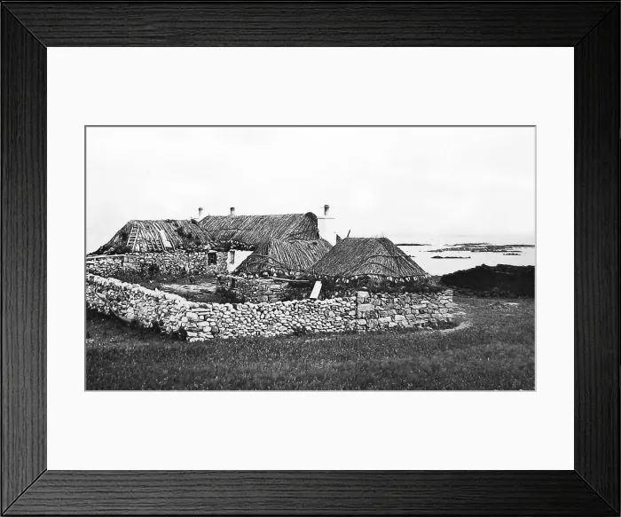 Framed Print : A croft on the Isle of Skye, Scotland, Victorian period Framed Print : A croft on the Isle of Skye, Scotland, Victorian period