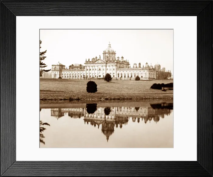 Framed Print : Castle Howard - Victorian period Framed Print : Castle Howard - Victorian period