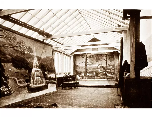 Bamforth's Studio at Holmfirth - early 1900s
