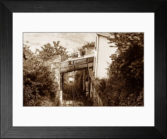 Framed Print : Lynton and Lynmouth Cliff Railway Framed Print : Lynton and Lynmouth Cliff Railway