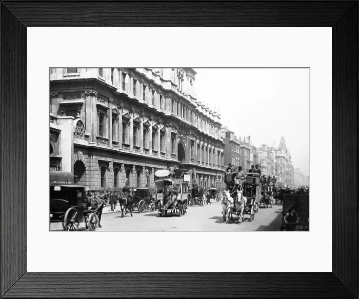 Framed Print : Burlington House and Piccadilly, London Framed Print : Burlington House and Piccadilly, London