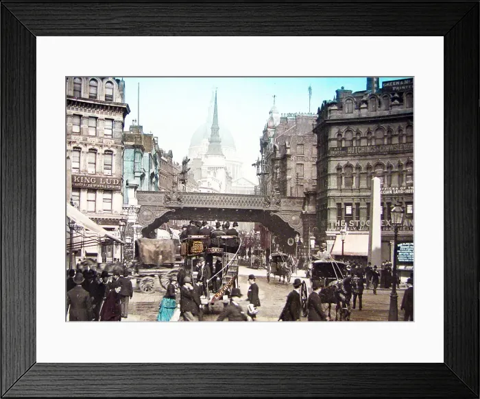 Framed Print : Ludgate Circus, London Framed Print : Ludgate Circus, London