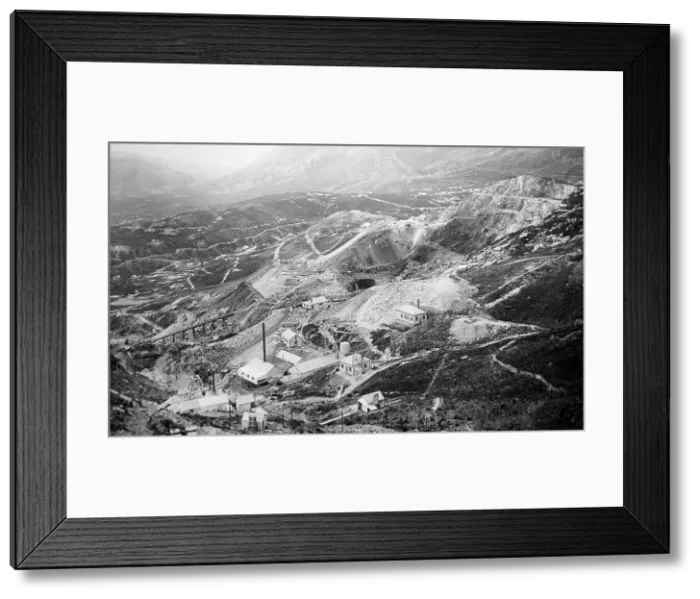 Framed Print : Mount Lyell Copper Mine, Tasmania - Victorian period Framed Print : Mount Lyell Copper Mine, Tasmania - Victorian period