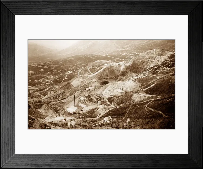 Framed Print : Mount Lyall Copper Mine, Tasmania Framed Print : Mount Lyall Copper Mine, Tasmania