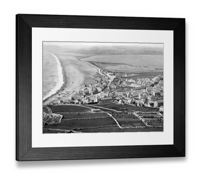 Framed Print : Portland and Chesil Beach - Victorian period Framed Print : Portland and Chesil Beach - Victorian period