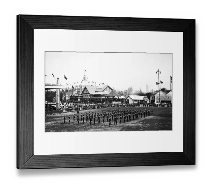 Framed Print : Royal Naval Exhibition 1891 - Cutlass drill Framed Print : Royal Naval Exhibition 1891 - Cutlass drill