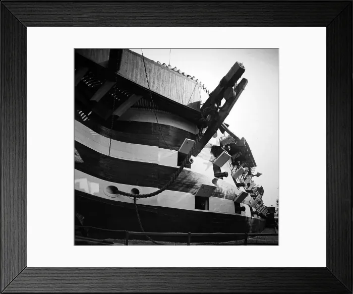 Framed Print : Royal Naval Exhibition 1891 - HMS Victory Framed Print : Royal Naval Exhibition 1891 - HMS Victory