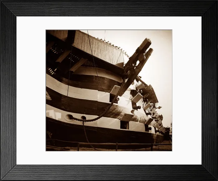 Framed Print : HMS Victory, Royal Naval Exhibition of 1891 in London Framed Print : HMS Victory, Royal Naval Exhibition of 1891 in London